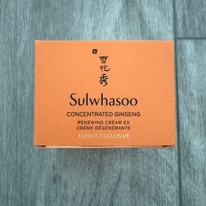 Brand new Sulwhasoo Concentrated Ginseng Renewing Cream EX (full size 2.02 oz)